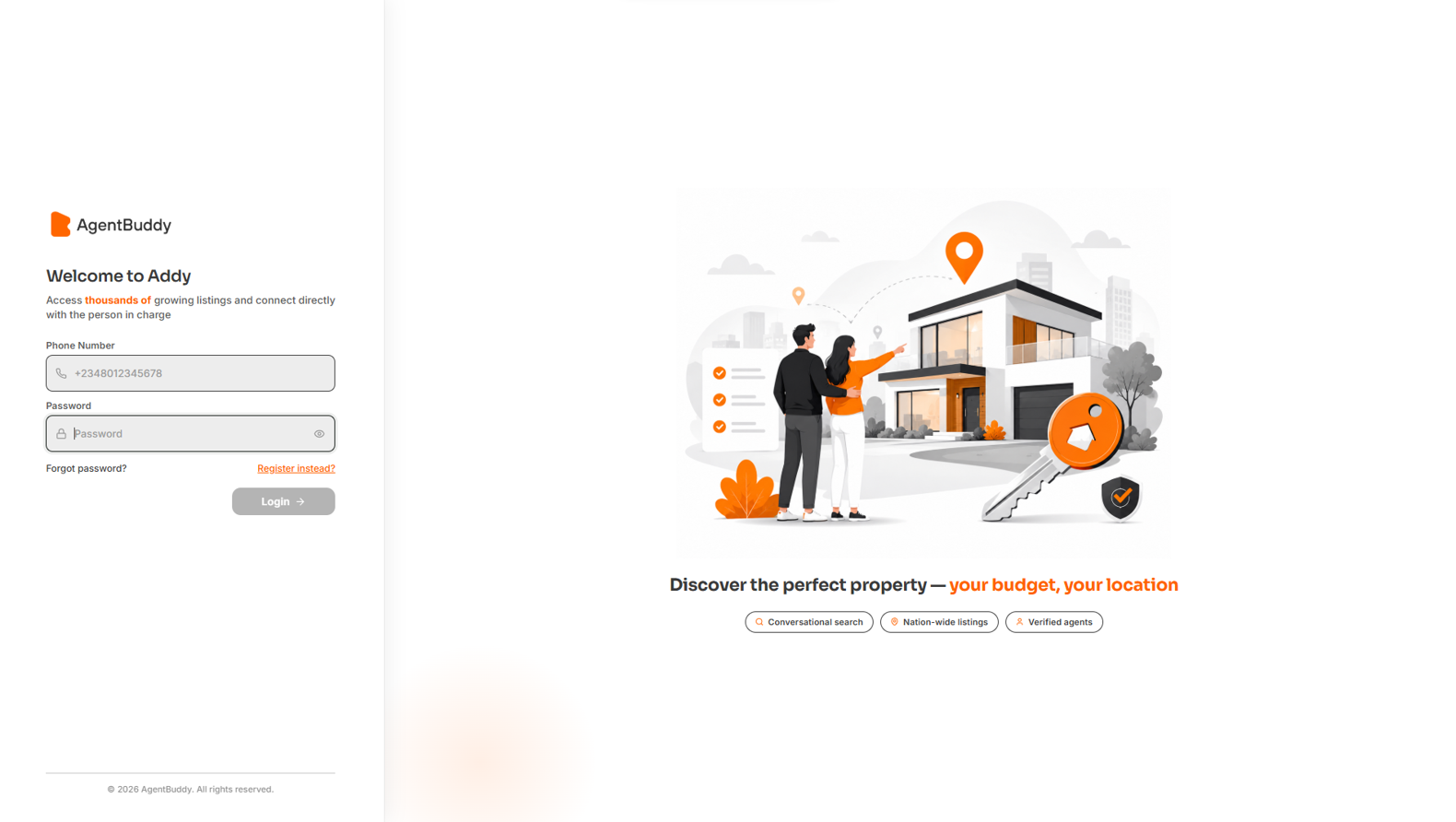 AI Property Search Assistant screenshot