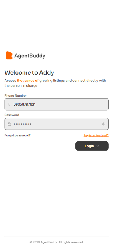AI Property Search Assistant screenshot