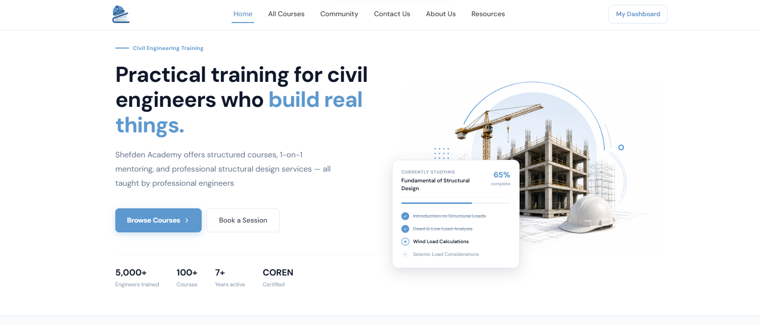 LMS for Practical Civil Engineering Training